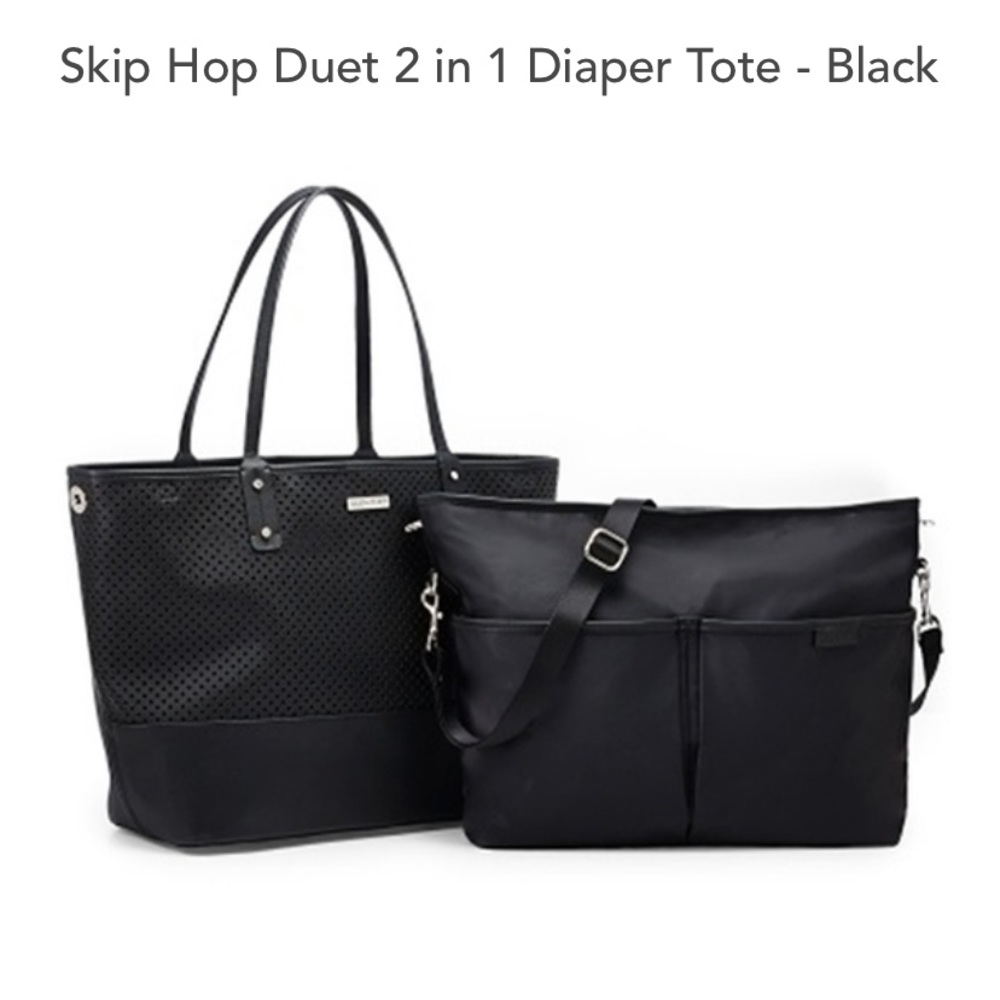 Skip hop double diaper  bag